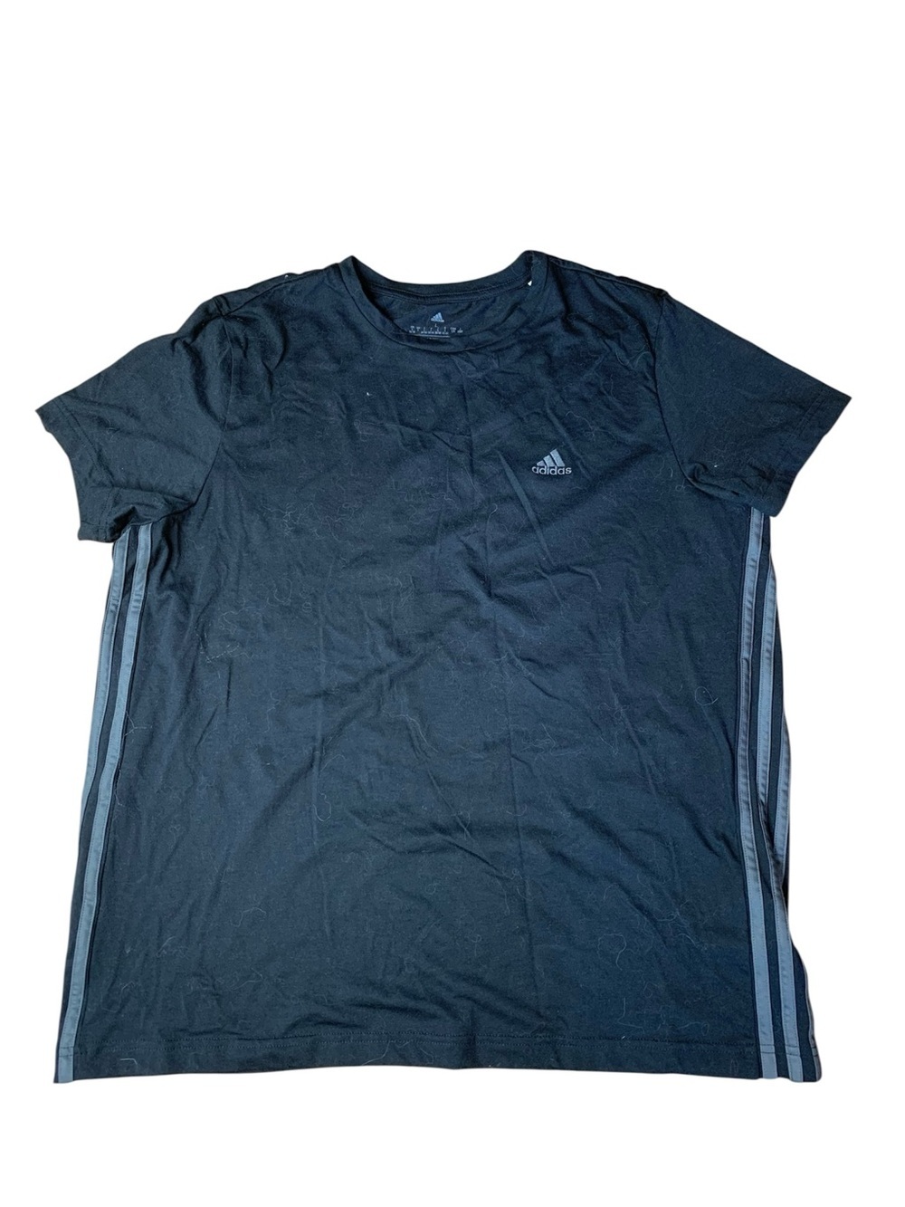 Adidas Women’s AEROREADY 3-Stripe Short Sleeve Training Tee Black Grey L